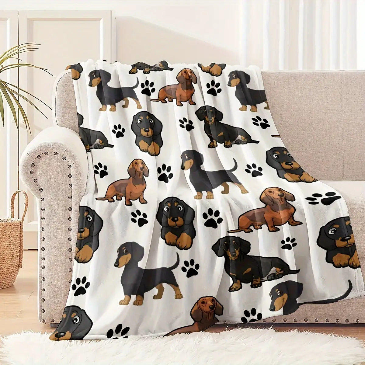 Dog Lover Blanket for Son Gifts - Friends Come in All Shapes and Sizes - From Parents, Birthday, Christmas, Everyday Encouragement, Inspirational