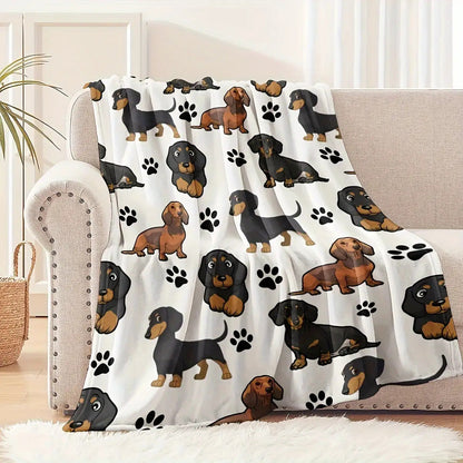 Dog Lover Blanket for Son Gifts - Friends Come in All Shapes and Sizes - From Parents, Birthday, Christmas, Everyday Encouragement, Inspirational