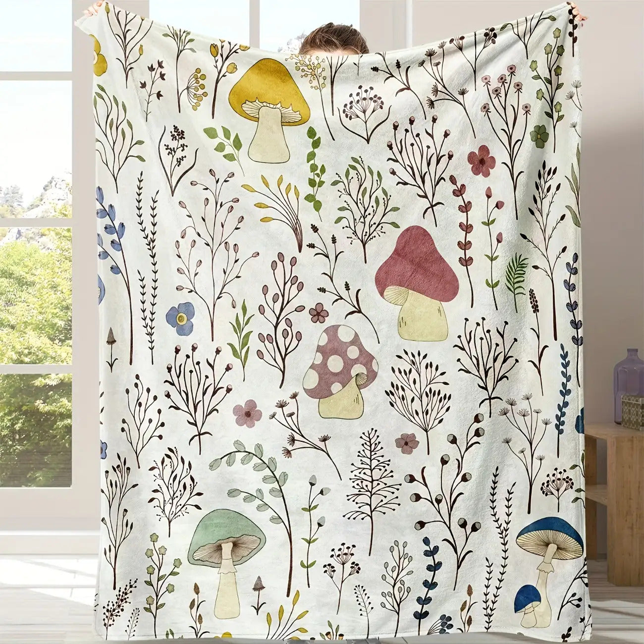 Gifts for Nature Lovers Blanket - Nature's Beauty in Every Detail - From Family, Birthday, Holiday, Everyday Encouragement, Inspirational