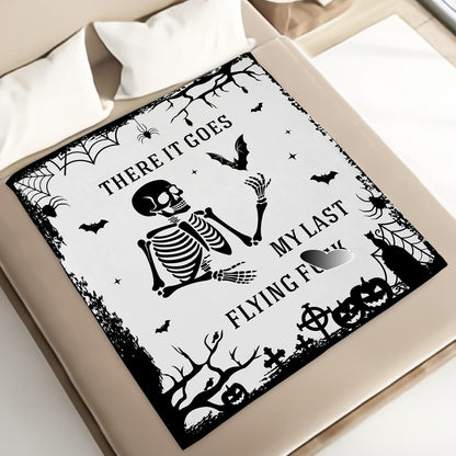 Blanket for Son Gifts, “There It Goes My Last Flying Fu❤️”, From Parents, Birthday, Christmas, Graduation, Motivational Inspirational