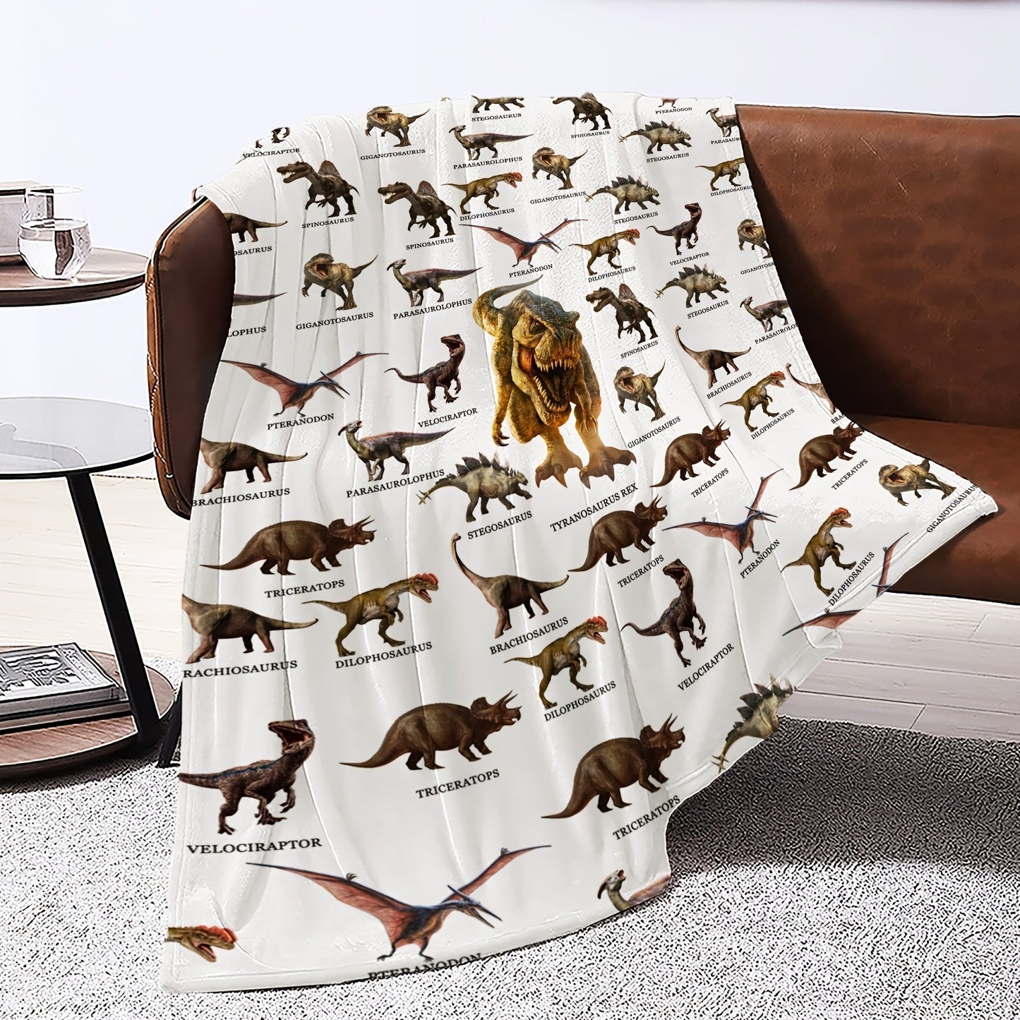 Gifts for Son Blanket, “Tyrannosaurus Rex”, From Parents, Birthday, Christmas, Graduation, Everyday Encouragement, Motivational