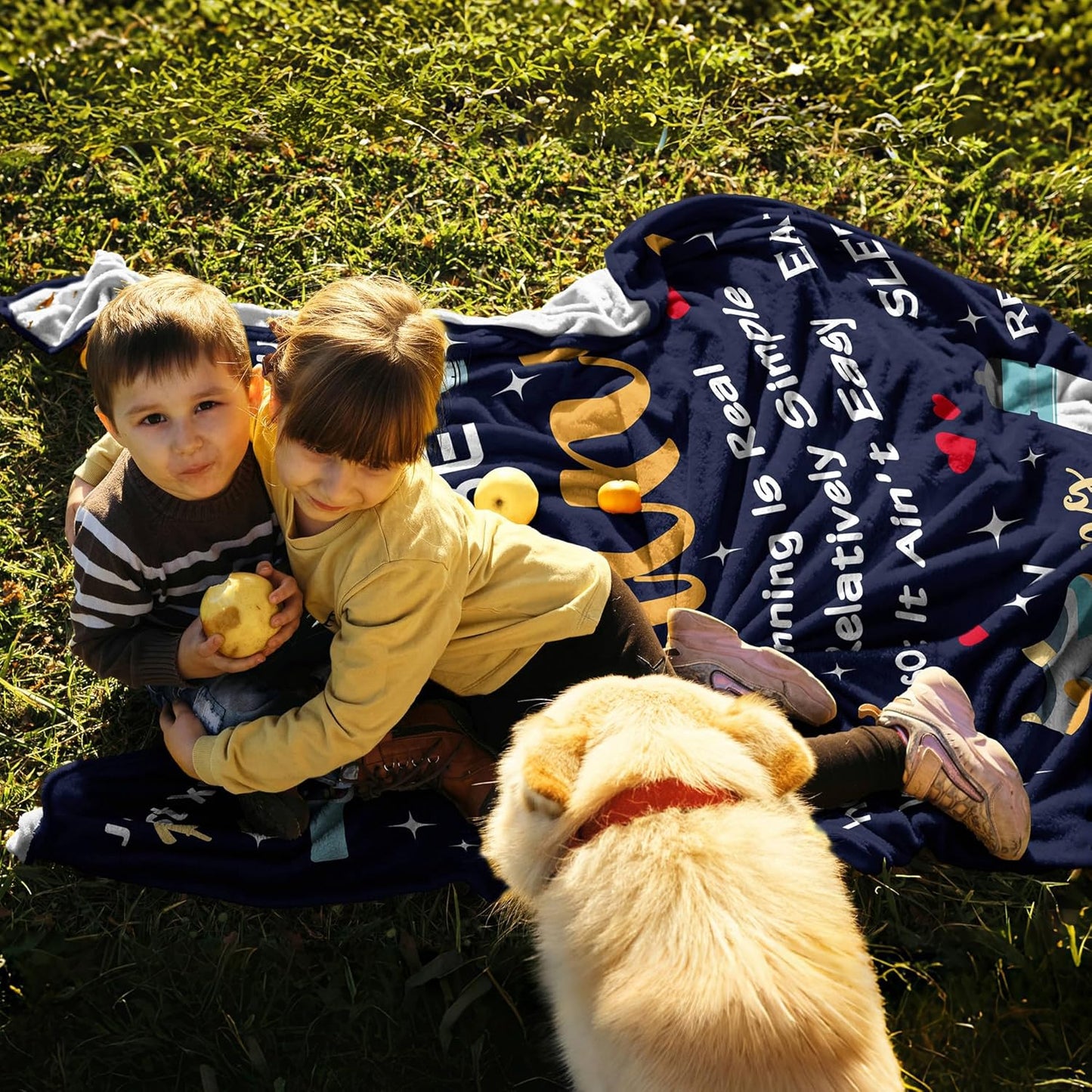 Blanket for Son Gifts, “I’d Rather Be Running”, From Mom Dad, Birthday Christmas Graduation Holiday, Inspirational Motivational