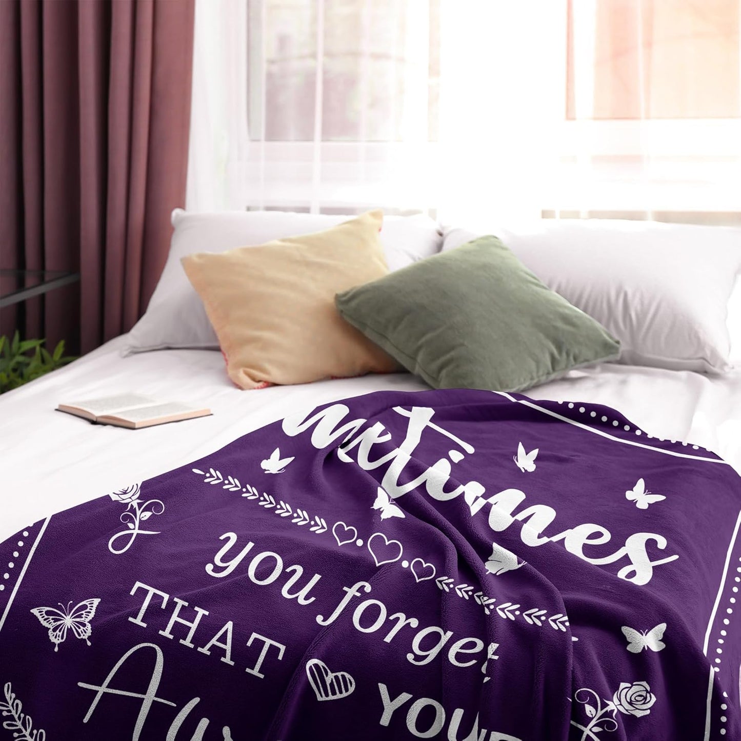 Blanket for Son Gifts, “Sometimes you forget that you’re awesome so this is your reminder”, From Mom Dad, Birthday, Christmas, Inspirational