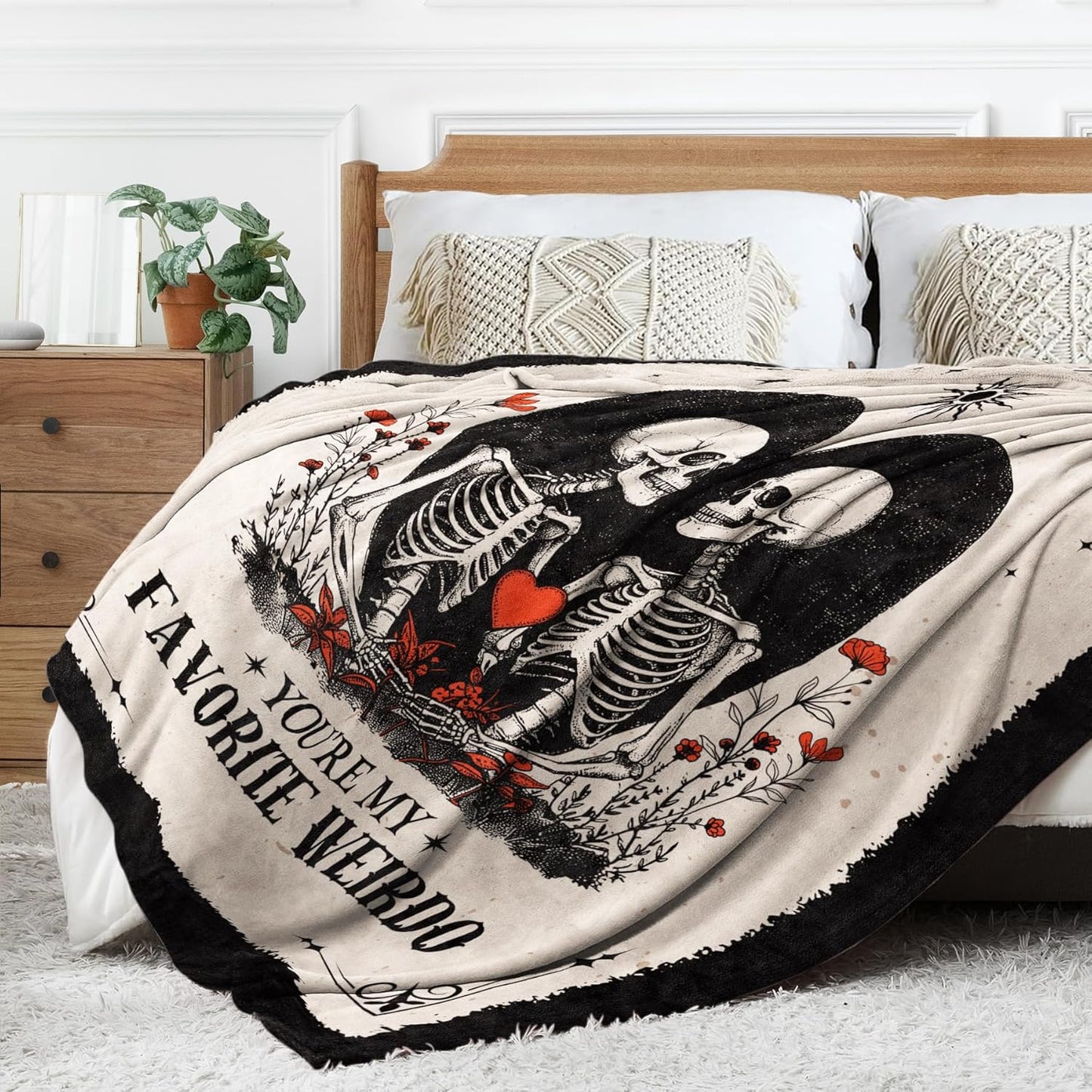 Blanket for Son Gifts, “You’re My Favorite Weirdo”, From Parents, Birthday, Christmas, Everyday Encouragement, Inspirational