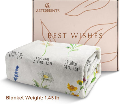 Blanket for Daughter Gifts, “You Are Enough, Loved, Strong, Capable, Never Alone”, From Mom Dad, Birthday, Graduation, Christmas, Inspirational