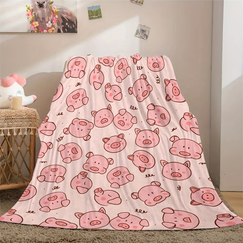 Blanket for Son Gifts, “Oink Means I Love You”, From Mom Dad, Birthday, Christmas, Everyday Encouragement, Inspirational