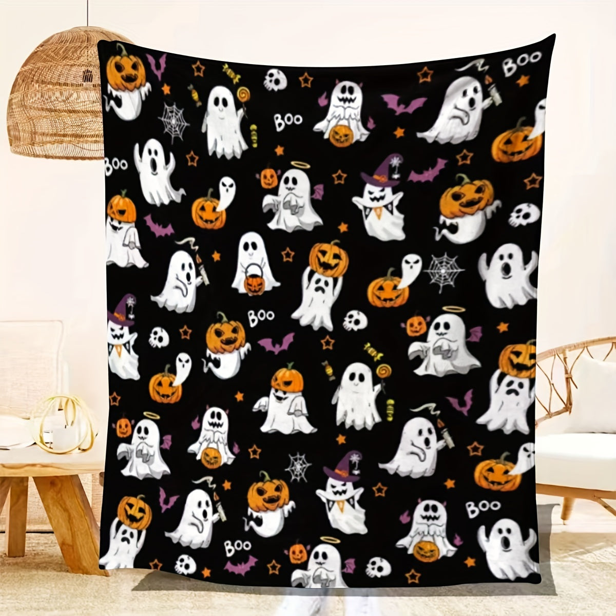 Blanket for Son Gifts, “Boo”, From Mom Dad, Birthday, Christmas, Holiday, Everyday Encouragement, Inspirational Theme