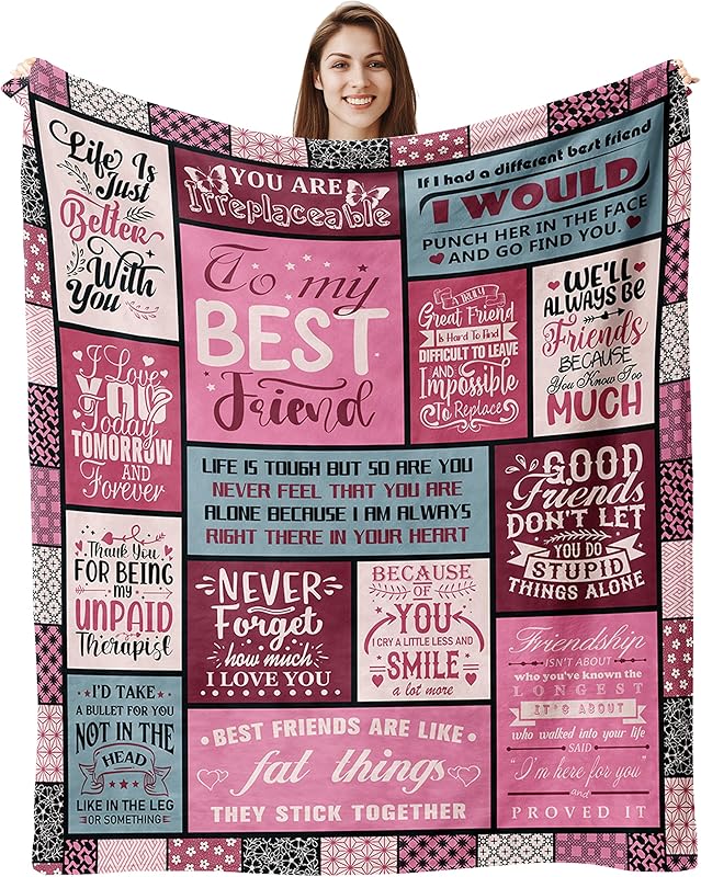 Blanket for Daughter Gifts, “God Says You Are Enough, Created, Beautiful, Victorious, Never Alone, Capable, Chosen, Amazing, Strong, Always Loved”, From Mom Dad, Birthday, Christmas, Graduation, Inspirational