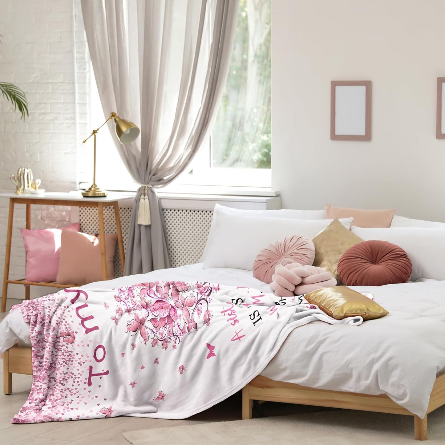 Blanket for Sister Gifts, “And there is no better sister than you”, From Sister, Birthday Christmas Holiday Everyday Encouragement, Inspirational