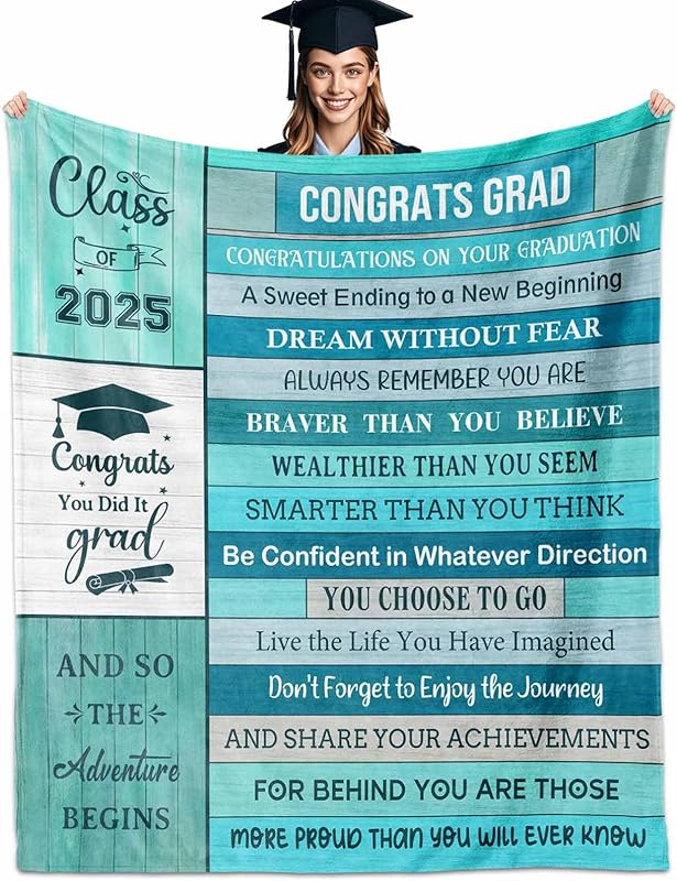 Gifts for Nurse Blanket, “Best Nurse Ever”, From Family Friends, Birthday Christmas Graduation Holiday, Inspirational Motivational