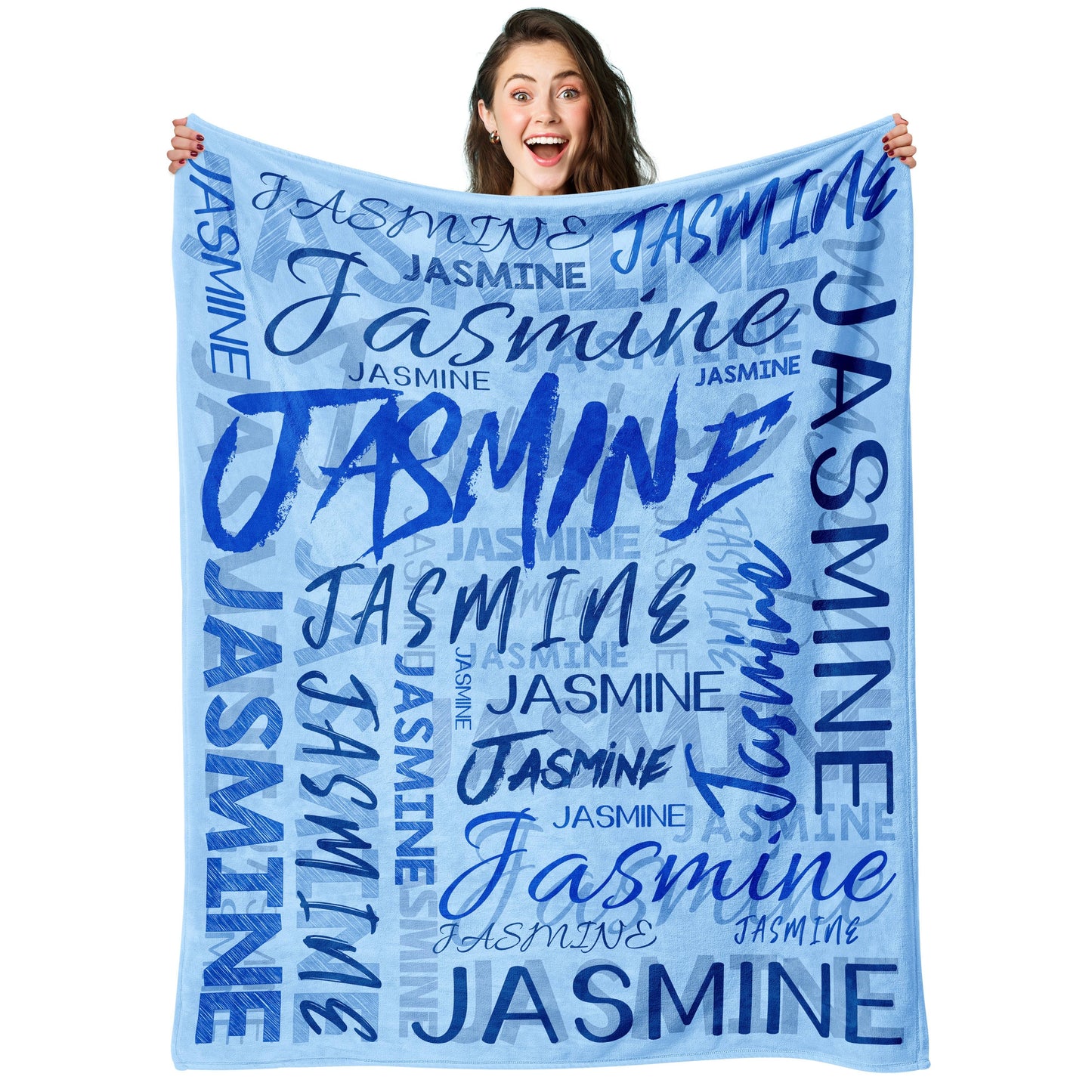 Blanket for Daughter Gifts - Jasmine - From Parents, Birthday, Christmas, Everyday Encouragement, Inspirational