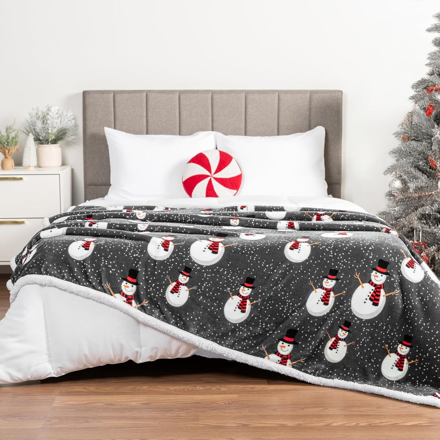 Blanket for Son Gifts, “Let It Snow”, From Parents, Christmas, Birthday, Holiday, Everyday Encouragement, Inspirational