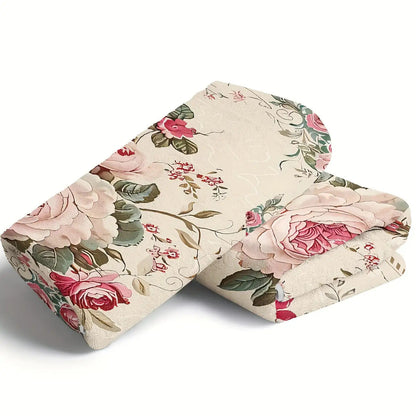 Gifts for Her Blanket, "To My Mom, The Heart of Our Family," From Daughter Son, Birthday Christmas Holiday, Sentimental Floral