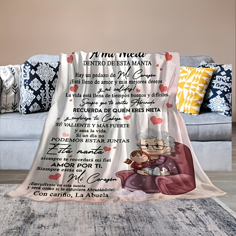 Gifts for Granddaughter Blanket - My Love for You is Forever,” From Nana, Birthday, Christmas, Everyday Encouragement, Inspirational