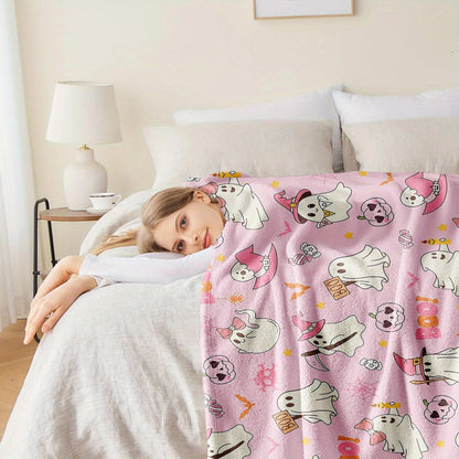 Blanket for Daughter Gifts, “Boo!”, From Parents, Birthday, Halloween, Holiday, Everyday Encouragement, Cute Halloween