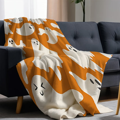 Halloween Blanket Gifts for Son Blanket, "Boo!", From Parents, Christmas, Birthday, Holiday, Everyday Encouragement, Fun Halloween