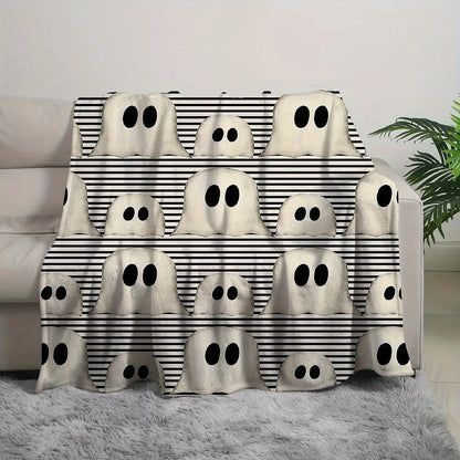 Halloween Blanket for Kids, “Boo!”, From Parents, Halloween, Holiday, Everyday Encouragement, Seasonal