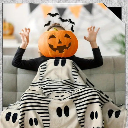 Halloween Gifts for Son Blanket, “If You’ve Got a Soul, You’re the Lucky One”, From Parents, Halloween, Holiday, Everyday Encouragement, Spooky Theme