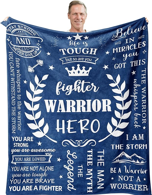 Blanket for Son Gifts, "Thank you for being a blessing in my life", From Mom Dad, Birthday Christmas Graduation, Inspirational